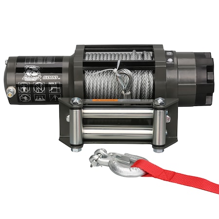 BULLDOG WINCH 6000lb Powersports Winch, wire rope 15022